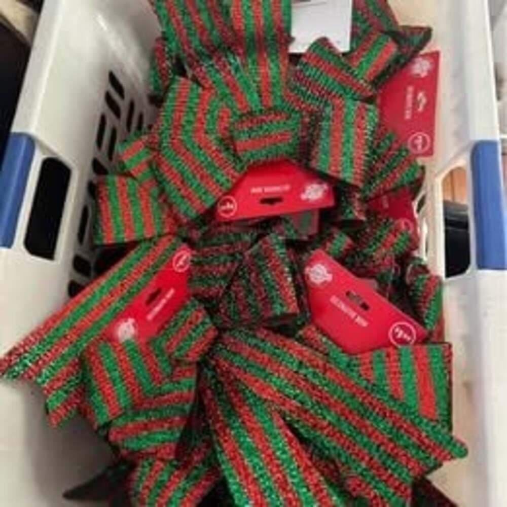 Super large lot of Christmas Ribbon NEW